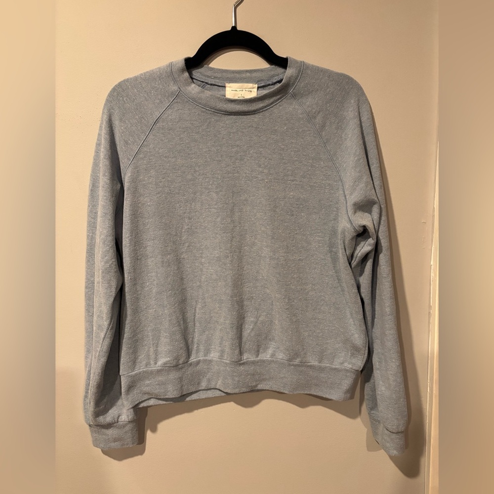 Wilfred Soft Heather Blue Scoopneck Sweatshirt